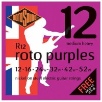 Rotosound R12 Roto Purples Electric Guitar Strings 12 -  52